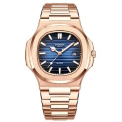 Men's Analog Watch – 26cm Stainless Steel Strap, 44mm Case, Luminous Hands, Water Resistant