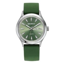 Men's Analog Watch - Sport Silicone Strap, Luminous Hands, Water Resistant
