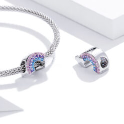 Alternative view of Rainbow of Possibilities Charm 925 Sterling Silver