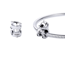 Alternative view of Panda Bear Charm 925 Sterling Silver