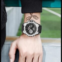 Alternative view of Anadigi Sport Men's Watch - LED Display, Silicone Strap, Water Resistant