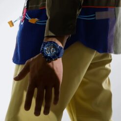 Alternative view of Men's Analog Watch - Silicone Strap, 47mm Dial, Chronograph, Luminous Hands