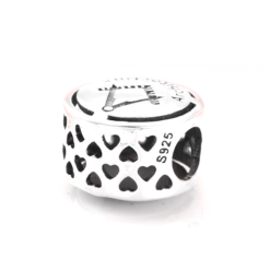 Alternative view of Architecture Charm 925 Sterling Silver - Architect Charm