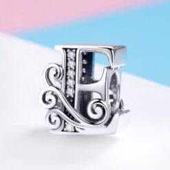 Alternative view of Letter E Initial Alphabet Charm