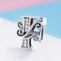 Alternative view of Letter F Initial Alphabet Charm