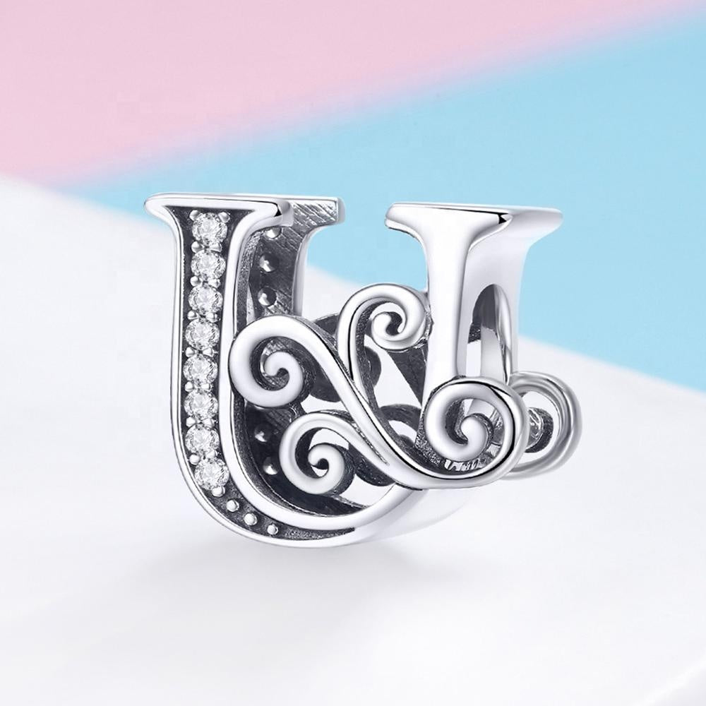 Letter U Initial Alphabet Charm - Image 3